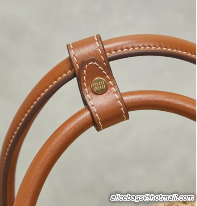 Most Popular Miu Miu Raffia Top-handle Bag 5BA315 2026