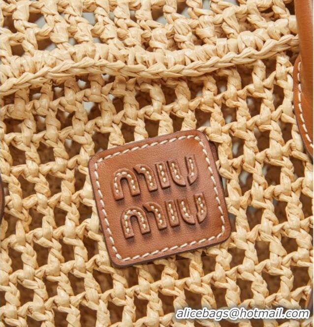 Most Popular Miu Miu Raffia Top-handle Bag 5BA315 2026