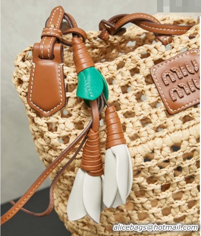 Grade Quality Miu Miu Raffia Crochet Pouch 5BE104 2026
