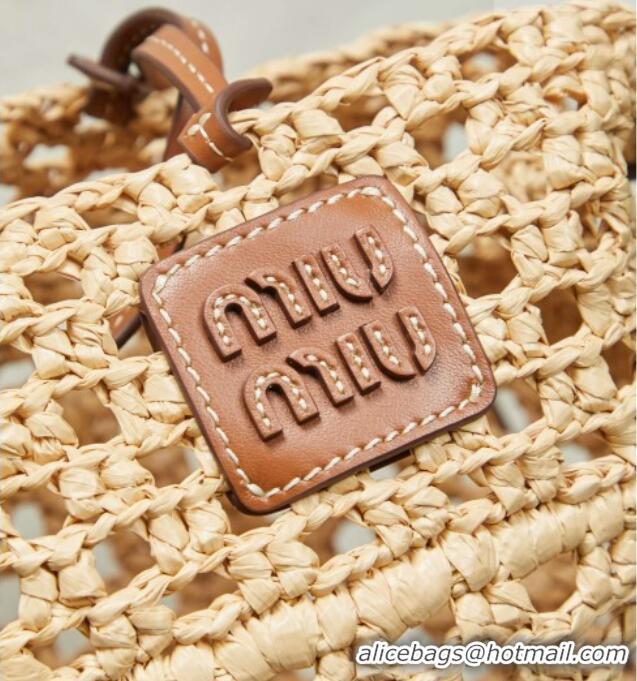 Grade Quality Miu Miu Raffia Crochet Pouch 5BE104 2026
