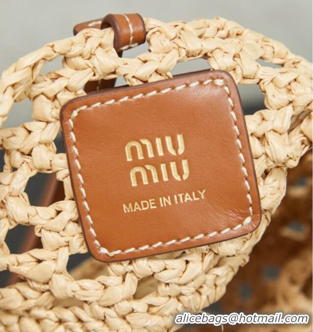 Grade Quality Miu Miu Raffia Crochet Pouch 5BE104 2026