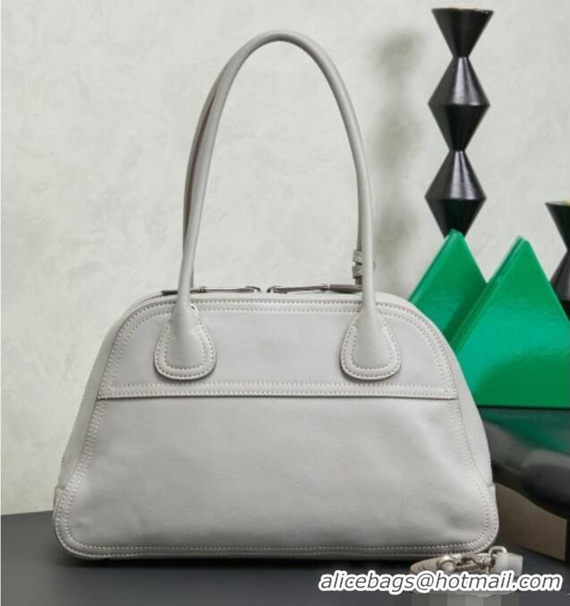 Well Crafted Miu Miu Vivant Nappa Leather Bag 5BB199 Grey 2026
