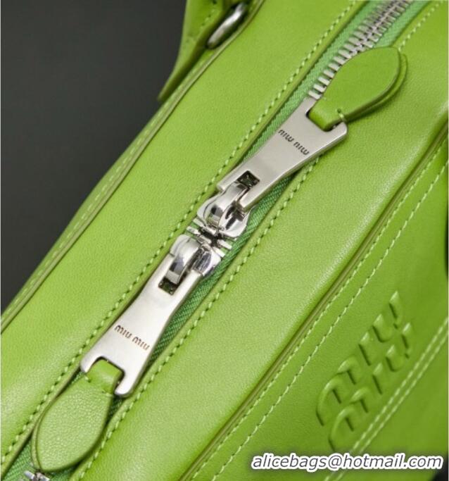 Buy New Cheap Miu Miu Vivant Nappa Leather Bag 5BB199 Green 2026