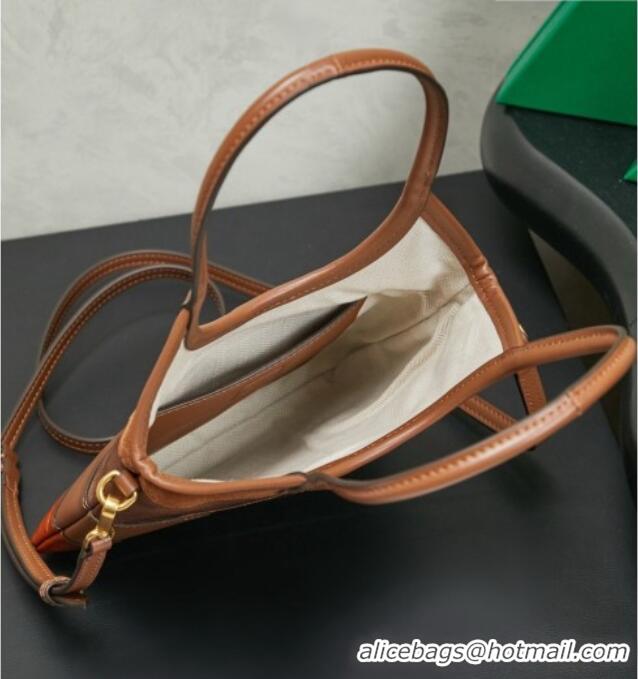 Best Product Miu Miu Ivy Leather & Suede Handbag 5BA281 Brown 2026