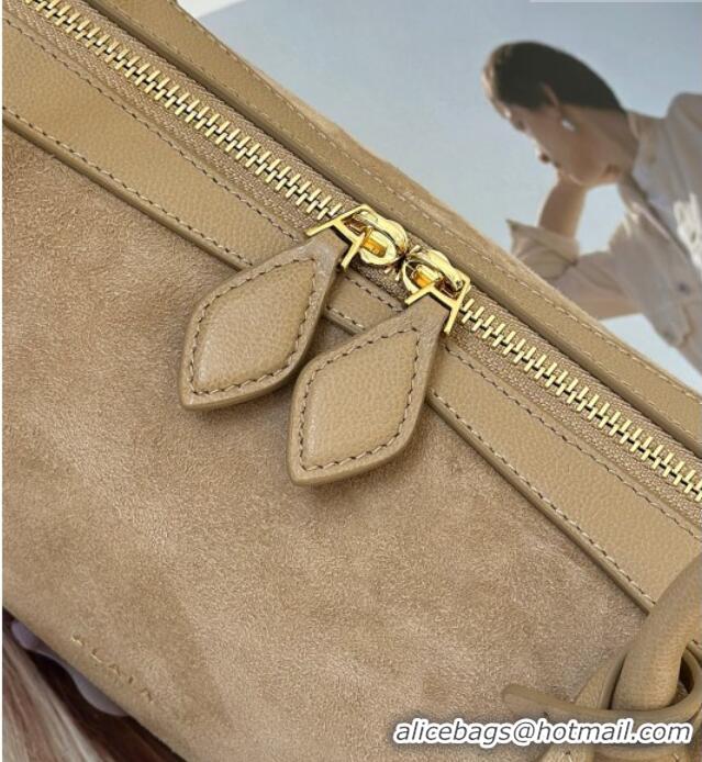 Buy Grade Alaia Le Tecket Medium Long Shoulder bag in Suede 8815M Beige 2026