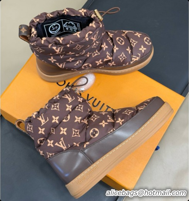 Grade Design Louis Vuitton LV Cloud Ankle Boot Sneaker 1AIVJ7 LV091748 Brown Monogram 2026