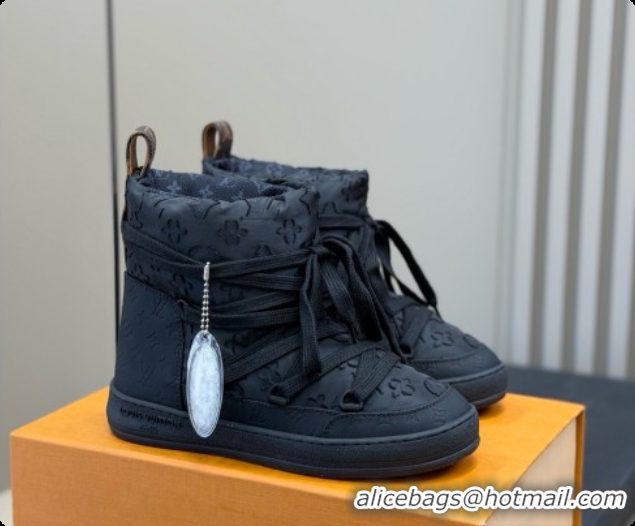 Low Price Louis Vuitton LV Cloud Lace-Up Ankle Boot Sneaker 1AIVCZ LV091751 Black 2026