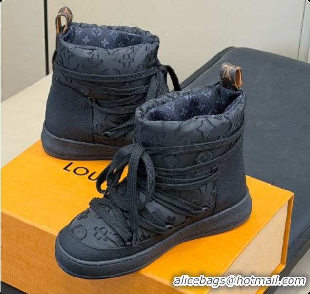 Low Price Louis Vuitton LV Cloud Lace-Up Ankle Boot Sneaker 1AIVCZ LV091751 Black 2026
