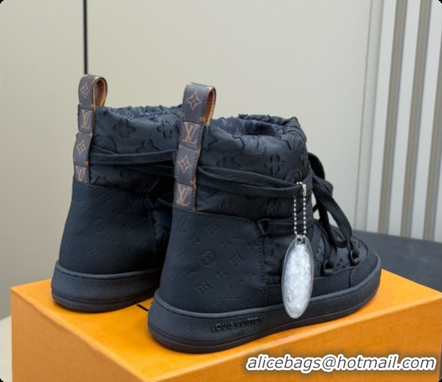 Low Price Louis Vuitton LV Cloud Lace-Up Ankle Boot Sneaker 1AIVCZ LV091751 Black 2026