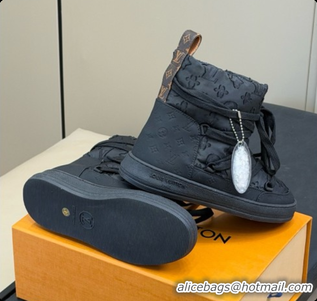 Low Price Louis Vuitton LV Cloud Lace-Up Ankle Boot Sneaker 1AIVCZ LV091751 Black 2026