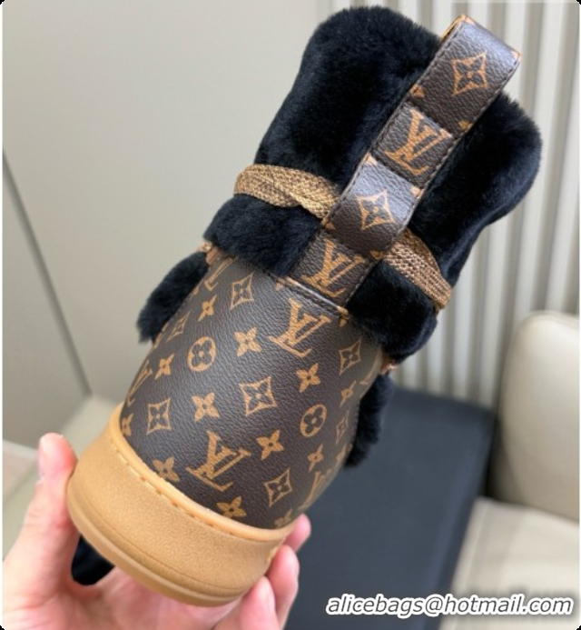 New Style Louis Vuitton LV Cloud Lace-Up Ankle Boot Sneaker 1AIV15 LV091752 Black 2026