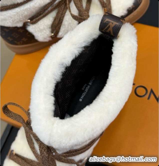 Good Quality Louis Vuitton LV Cloud Lace-Up Ankle Boot Sneaker 1AIV15 LV091753 White 2026