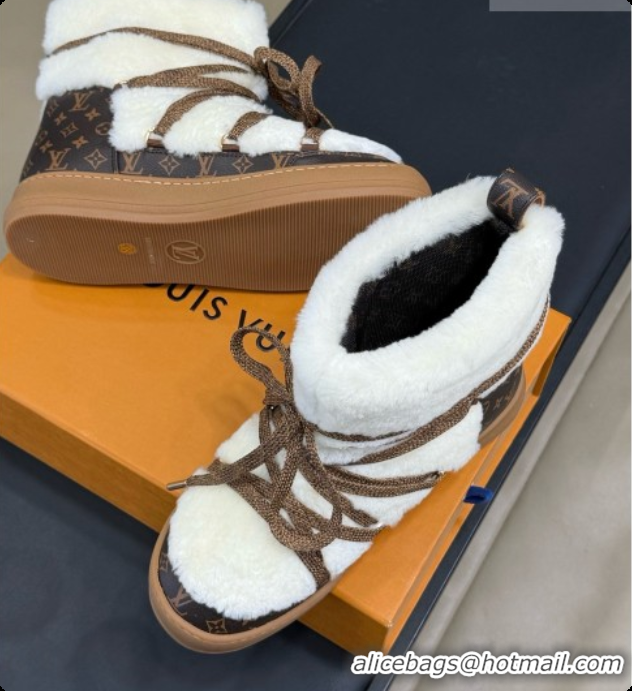 Good Quality Louis Vuitton LV Cloud Lace-Up Ankle Boot Sneaker 1AIV15 LV091753 White 2026