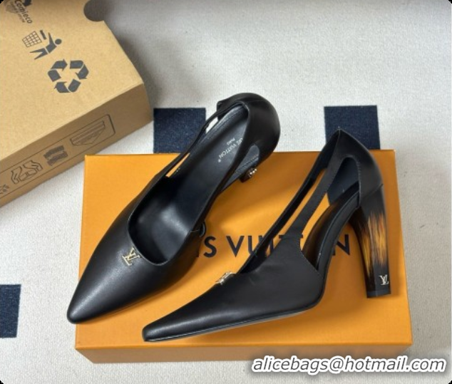 Best Price Louis Vuitton Luna Pump in Calfskin LV091754 Black 2026