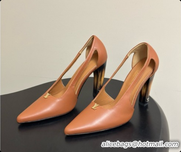Classic Hot Louis Vuitton Luna Pump in Calfskin LV091755 Brown 2026