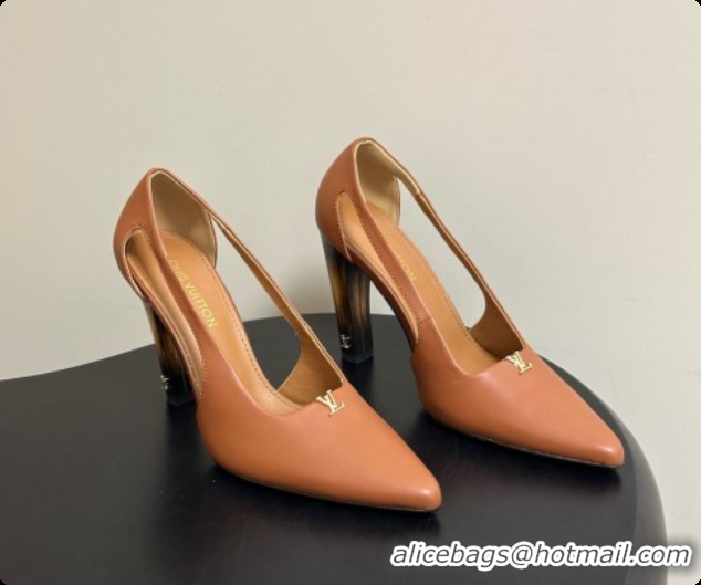 Classic Hot Louis Vuitton Luna Pump in Calfskin LV091755 Brown 2026