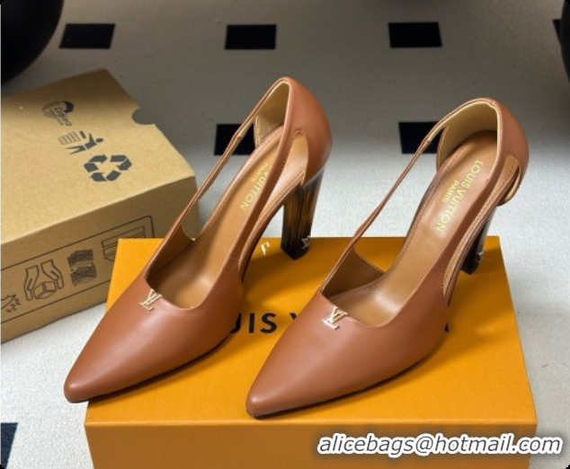 Classic Hot Louis Vuitton Luna Pump in Calfskin LV091755 Brown 2026