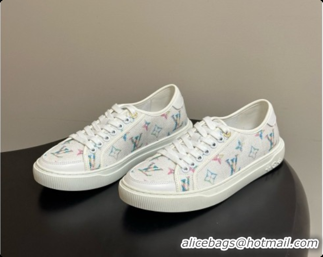 Purchase Louis Vuitton Frontrow Sneaker LV091756 White Canvas 2026