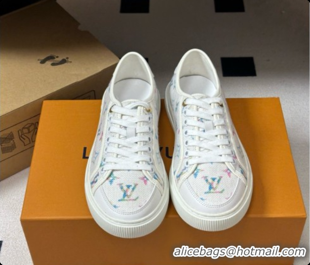 Purchase Louis Vuitton Frontrow Sneaker LV091756 White Canvas 2026