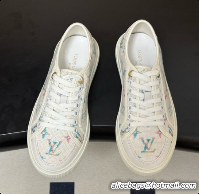 Purchase Louis Vuitton Frontrow Sneaker LV091756 White Canvas 2026