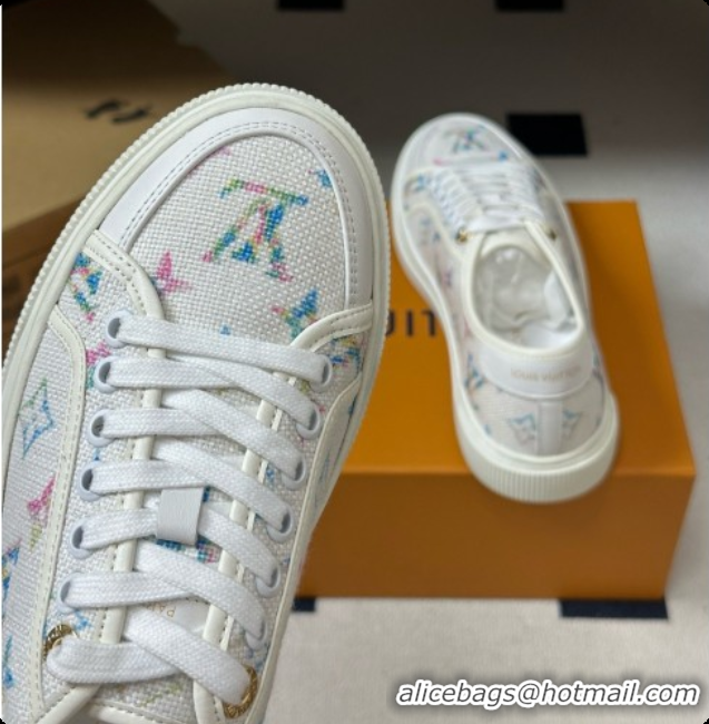 Purchase Louis Vuitton Frontrow Sneaker LV091756 White Canvas 2026