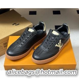 Popular Style Louis Vuitton Frontrow Sneaker in Black Calfskin LV091759 2026