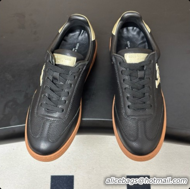 Popular Style Louis Vuitton Frontrow Sneaker in Black Calfskin LV091759 2026