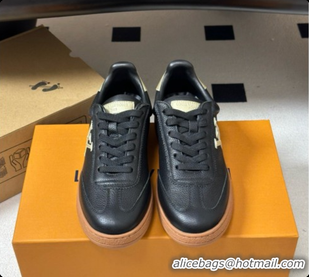 Popular Style Louis Vuitton Frontrow Sneaker in Black Calfskin LV091759 2026