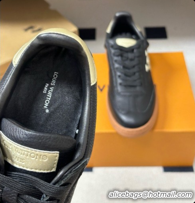 Popular Style Louis Vuitton Frontrow Sneaker in Black Calfskin LV091759 2026