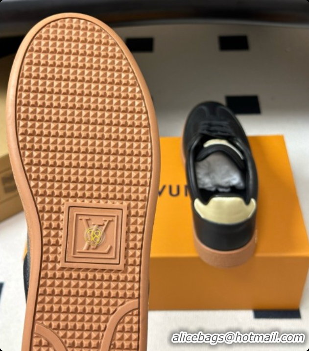 Popular Style Louis Vuitton Frontrow Sneaker in Black Calfskin LV091759 2026