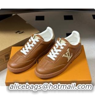 Good Quality Louis Vuitton Frontrow Sneaker in Brown Calfskin LV091760 2026