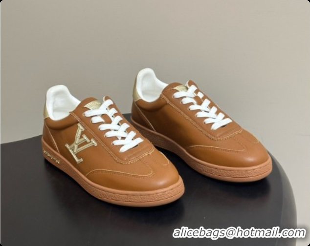 Good Quality Louis Vuitton Frontrow Sneaker in Brown Calfskin LV091760 2026