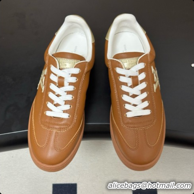 Good Quality Louis Vuitton Frontrow Sneaker in Brown Calfskin LV091760 2026