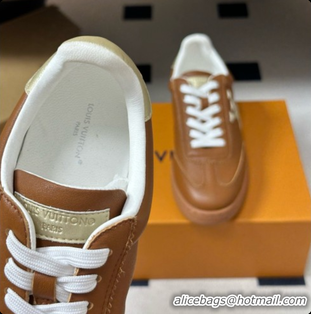 Good Quality Louis Vuitton Frontrow Sneaker in Brown Calfskin LV091760 2026