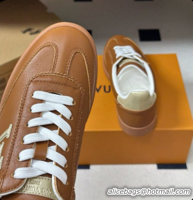 Good Quality Louis Vuitton Frontrow Sneaker in Brown Calfskin LV091760 2026