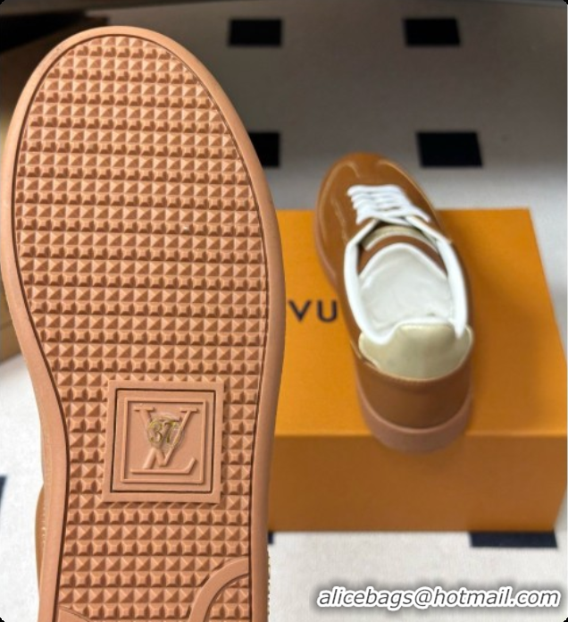 Good Quality Louis Vuitton Frontrow Sneaker in Brown Calfskin LV091760 2026