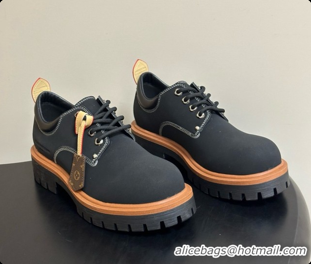 Unique Style Louis Vuitton LV Remix Derby in Black Plain Calf Leather 1AIWZ1 2026