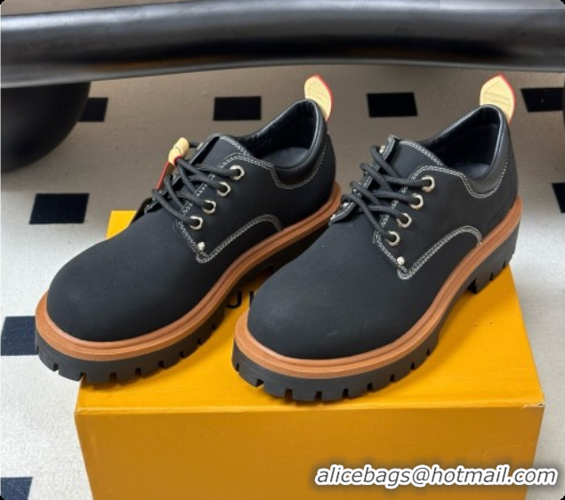 Unique Style Louis Vuitton LV Remix Derby in Black Plain Calf Leather 1AIWZ1 2026