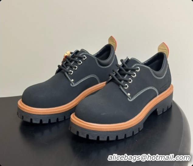 Unique Style Louis Vuitton LV Remix Derby in Black Plain Calf Leather 1AIWZ1 2026