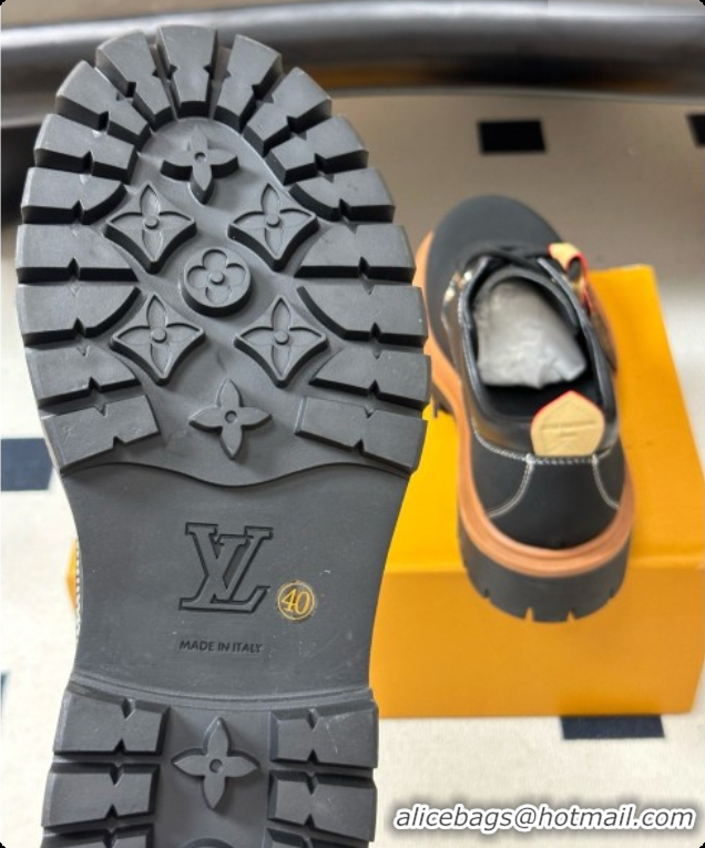 Unique Style Louis Vuitton LV Remix Derby in Black Plain Calf Leather 1AIWZ1 2026