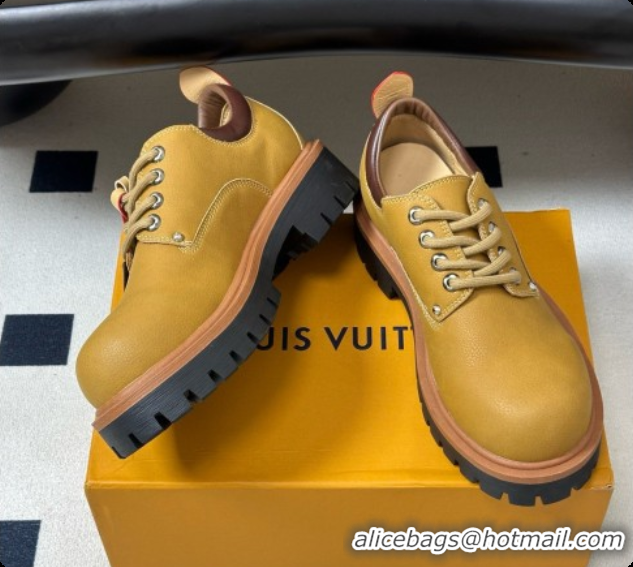 Grade Quality Louis Vuitton LV Remix Derby in Brown Plain Calf Leather 1AIWZ1 2026