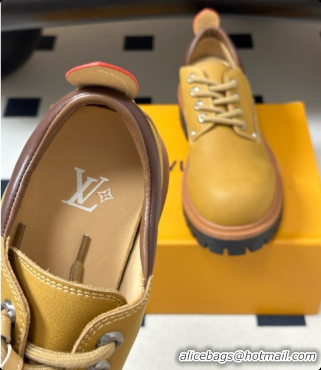 Grade Quality Louis Vuitton LV Remix Derby in Brown Plain Calf Leather 1AIWZ1 2026