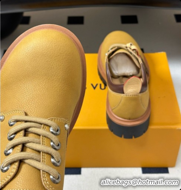 Grade Quality Louis Vuitton LV Remix Derby in Brown Plain Calf Leather 1AIWZ1 2026