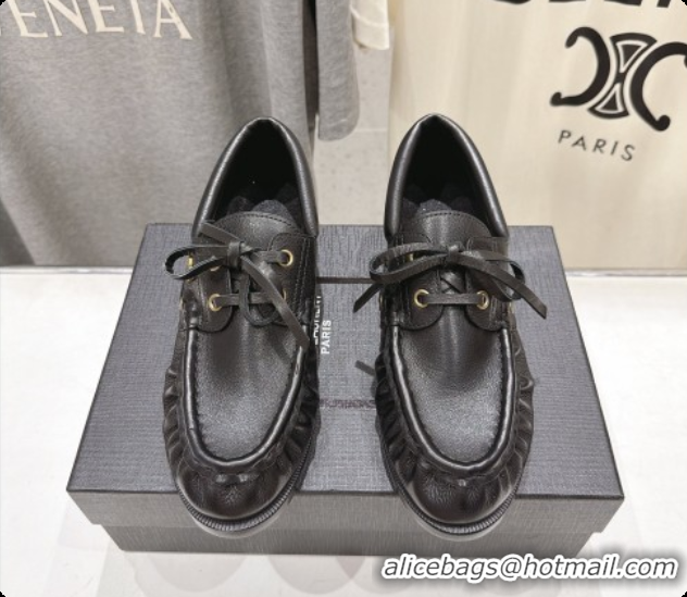 Good Product Saint Laurent Calfskin Loafers Y091924 Black 2026