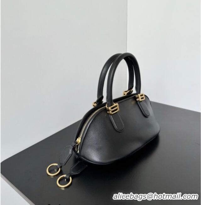 Buy Cheap Balenciaga Bolero Bowling Bag Mini in Black Smooth calfskin leather/aged-gold hardware 71245 2026