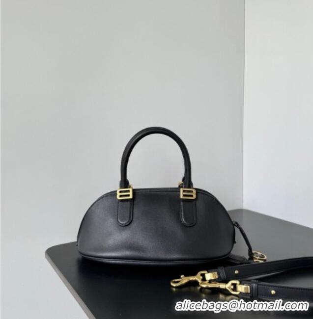 Buy Cheap Balenciaga Bolero Bowling Bag Mini in Black Smooth calfskin leather/aged-gold hardware 71245 2026