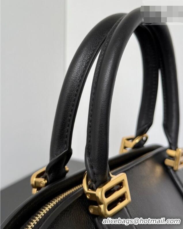 Buy Cheap Balenciaga Bolero Bowling Bag Mini in Black Smooth calfskin leather/aged-gold hardware 71245 2026