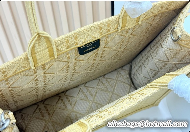 Luxurious Dior Men's Large Book Tote Bag in Cannage Embroidery and Bees Gold-Tone 0408116 2026