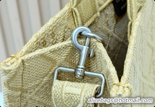 Luxurious Dior Men's Large Book Tote Bag in Cannage Embroidery and Bees Gold-Tone 0408116 2026