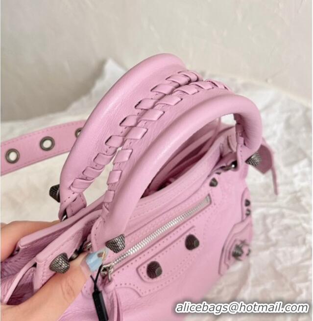 New Design Balenciaga Neo Cagole XS Lambskin Top Handle Bag 700940 Dried Rose 2026